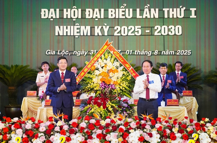 Đại hội điểm khối đảng bộ các xã của thành phố Hải Phòng tại Gia Lộc