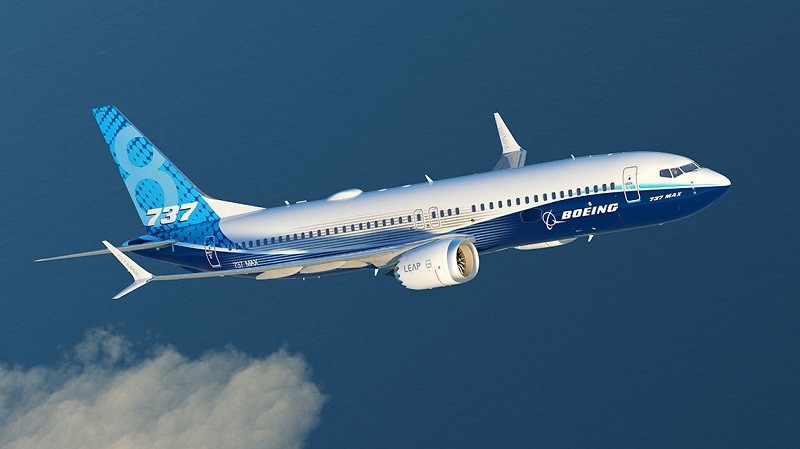 Máy bay Boeing 737-8 MAX. Ảnh: Boeing