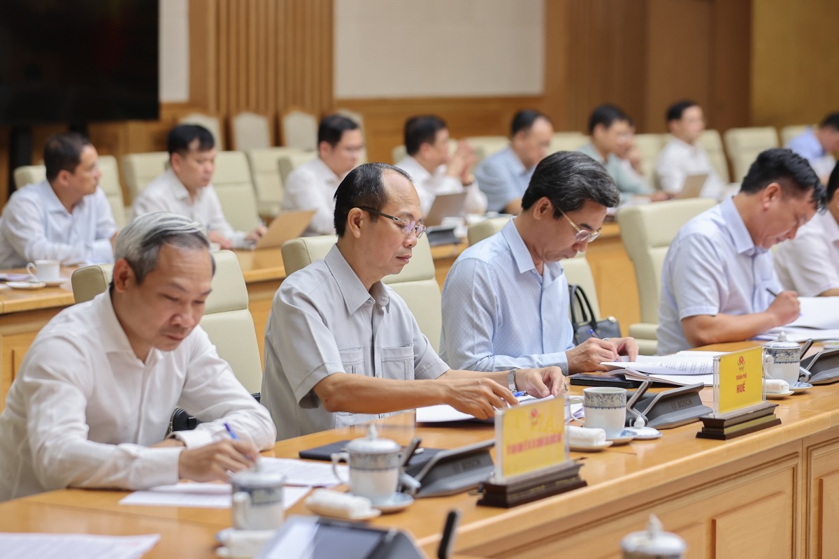 Các đại biểu tham dự cuộc họp. Ảnh: VGP.