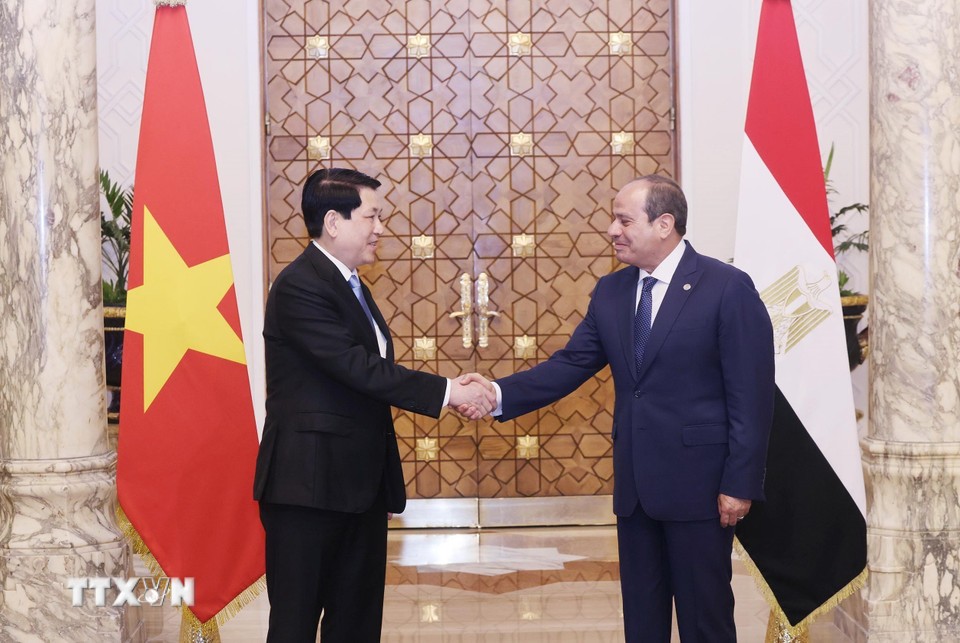 Việt Nam và Ai Cập nâng cấp quan hệ lên Đối tác toàn diện