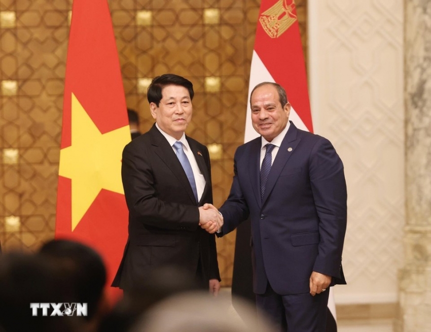 Việt Nam và Ai Cập nâng cấp quan hệ lên Đối tác toàn diện