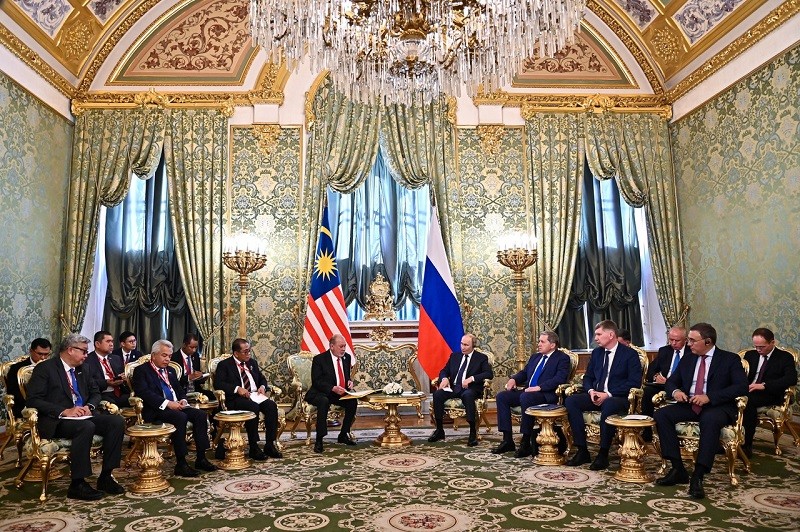 Quang cảnh cuộc gặp tại Điện Kremlin ngày 8/6. Ảnh: BERNAMA