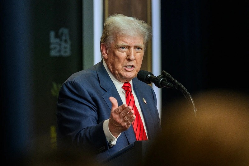 Tổng thống Mỹ Donald Trump ngày 5/8. Ảnh: Nhà Trắng