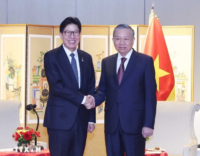 Tổng Bí thư Tô Lâm tiếp Thị trưởng Busan, Hàn Quốc