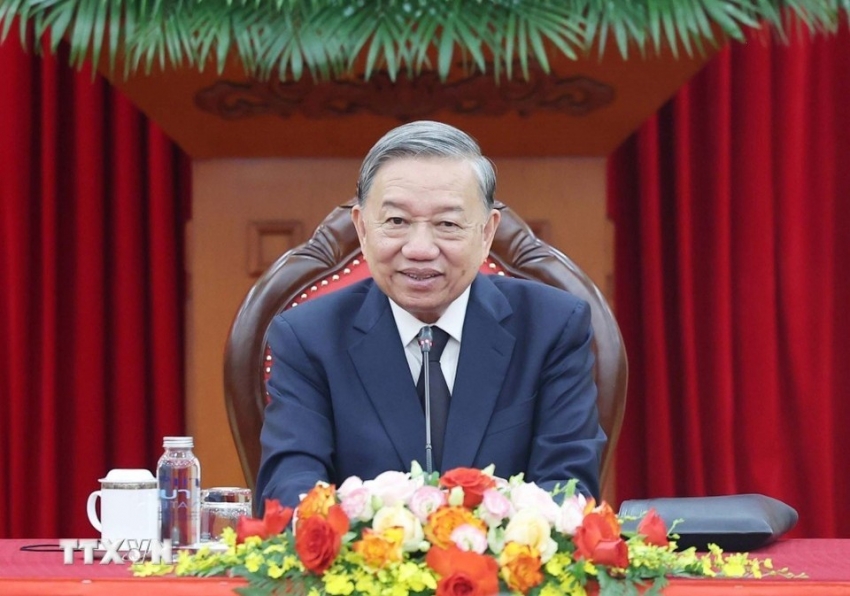 Tổng Bí thư Tô Lâm điện đàm với Chủ tịch Đảng Nhân dân Campuchia Hun Sen