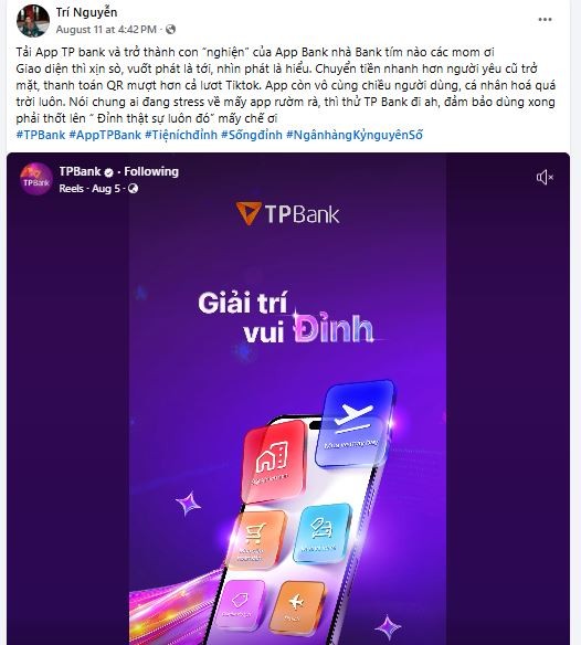Chạm tương lai ngành tài chính cùng '555win là nhà cái uy tín số 1 ở Việt Nam trí tuệ' TPBank