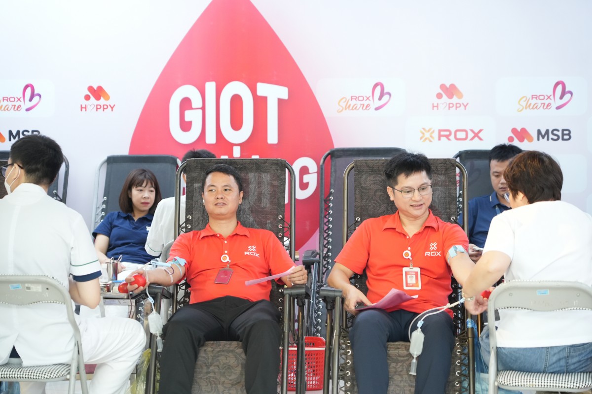 Cán bộ nhân viên ROX Group chung tay hiến máu, lan tỏa giá trị sống đẹp
