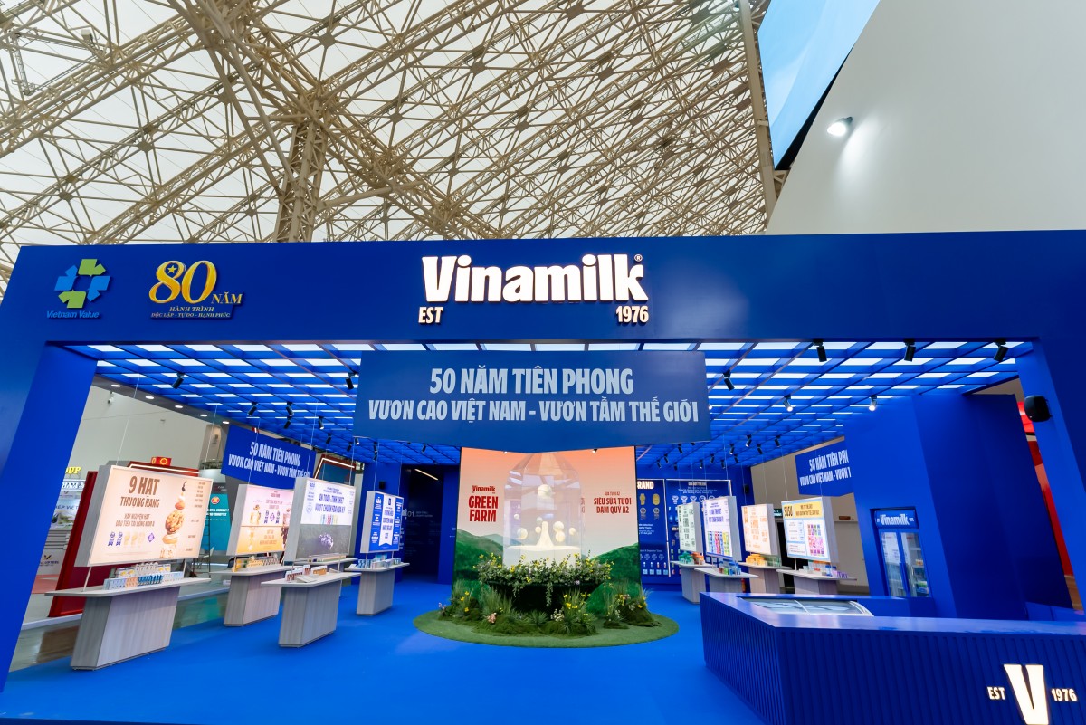 Vinamilk mang các công nghệ tiêu chuẩn hàng đầu thế giới đến Triển lãm thành tựu đất nước