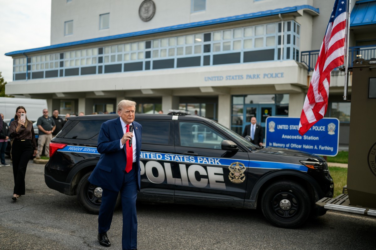 Tổng thống Mỹ Donald Trump tại thủ đô Washington ngày 22/8. Ảnh: Nhà Trắng