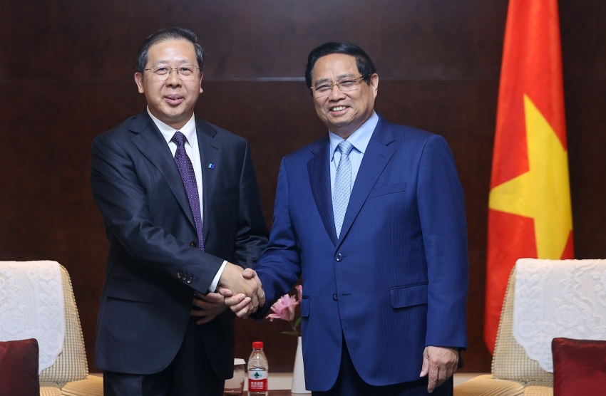 Thủ tướng tiếp lãnh đạo các tập đoàn hàng đầu Trung Quốc