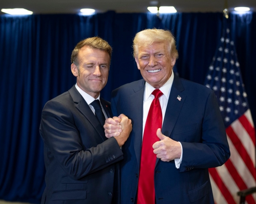 Ông Macron nêu cách để ông Trump đạt giải Nobel Hòa bình