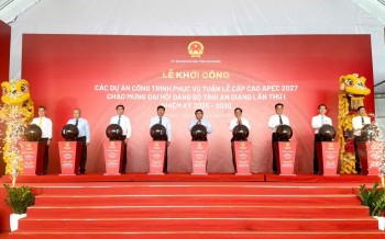 An Giang: Khởi động 10 công trình dự án trị giá 9.106 tỷ đồng phục vụ APEC 2027