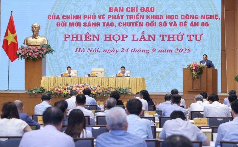 phiên họp lần thứ tư của Ban Chỉ đạo của Chính phủ về phát triển 555win Mobi, công nghệ, đổi mới sáng tạo, chuyển đổi số và Đề án 06