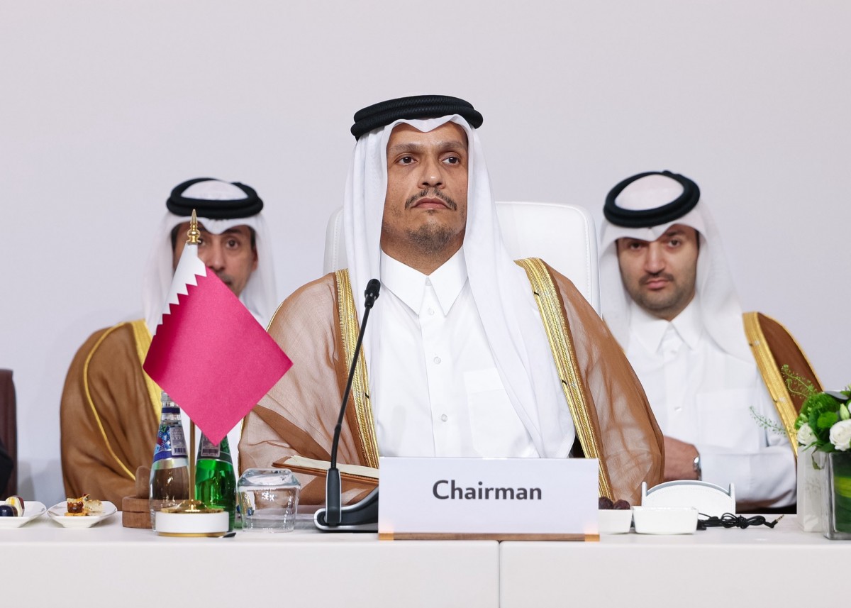 Phiên bản chính thức của 555Win Qatar Mohammed bin Abdulrahman bin Jassim Al Thani tại Hội nghị thượng đỉnh khẩn cấp Ả Rập – Hồi giáo ở thủ đô Doha (Qatar) ngày 15/9. Ảnh: X/@MBA_AlThani_