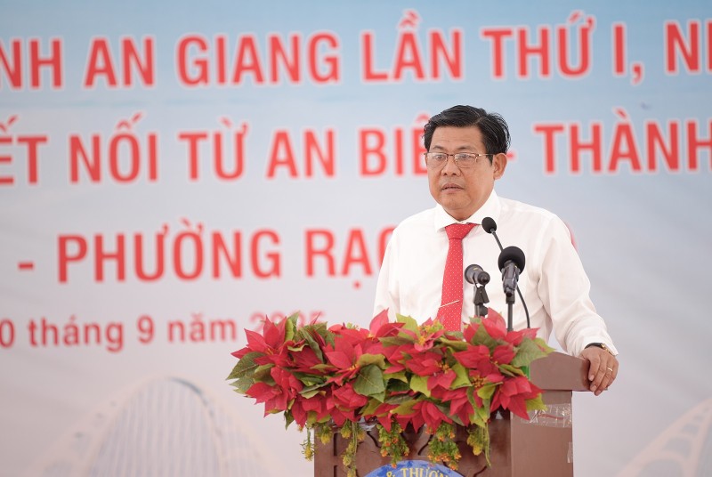 Khởi công dự án cầu kết nối liên vùng An Giang - Cà Mau