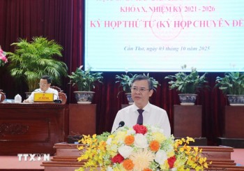 Ông Trương Cảnh Tuyên được bầu giữ chức Chủ tịch UBND TP Cần Thơ