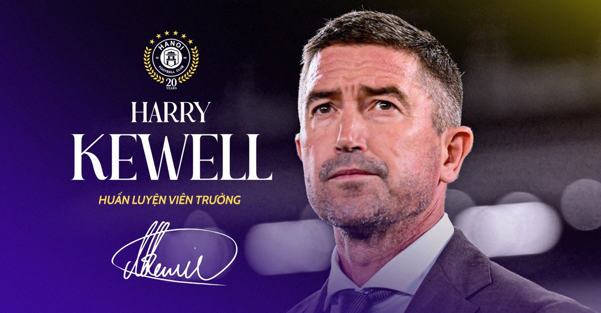 Cựu cầu thủ Liverpool Harry Kewell sẽ đảm nhiệm vai trò HLV trưởng Hà Nội. Ảnh: Hà Nội FC