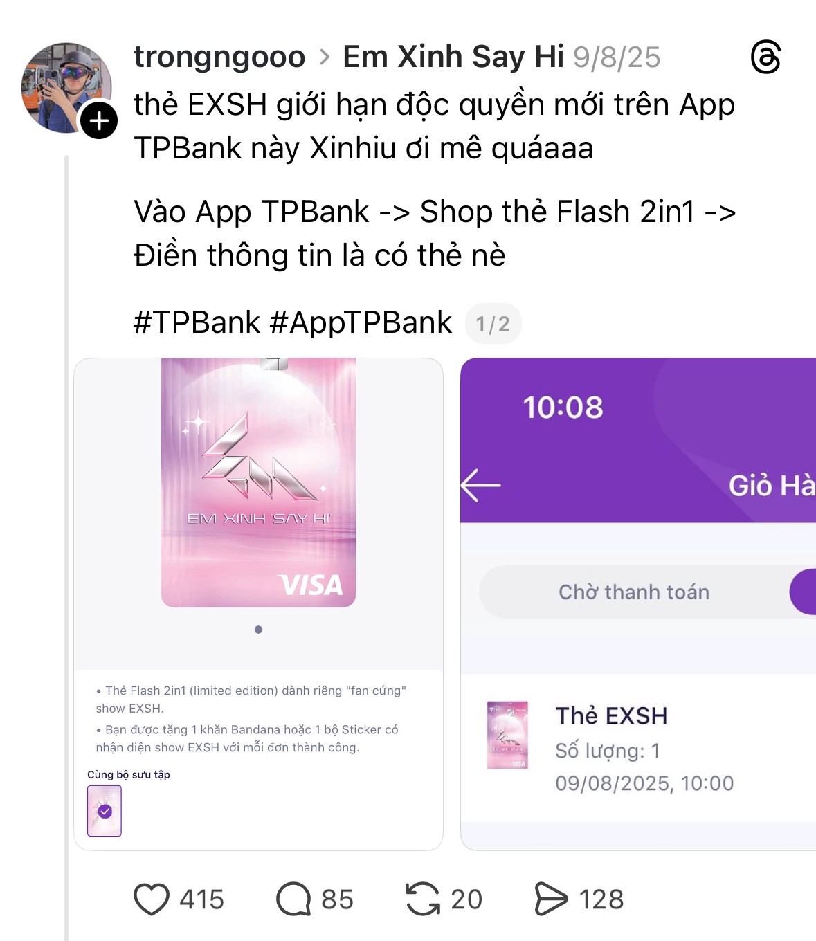 App TPBank khẳng định vị thế 555win là nhà cái uy tín số 1 ở Việt Nam số 'chuẩn gu' Gen Z cùng 'Em Xinh Say Hi'