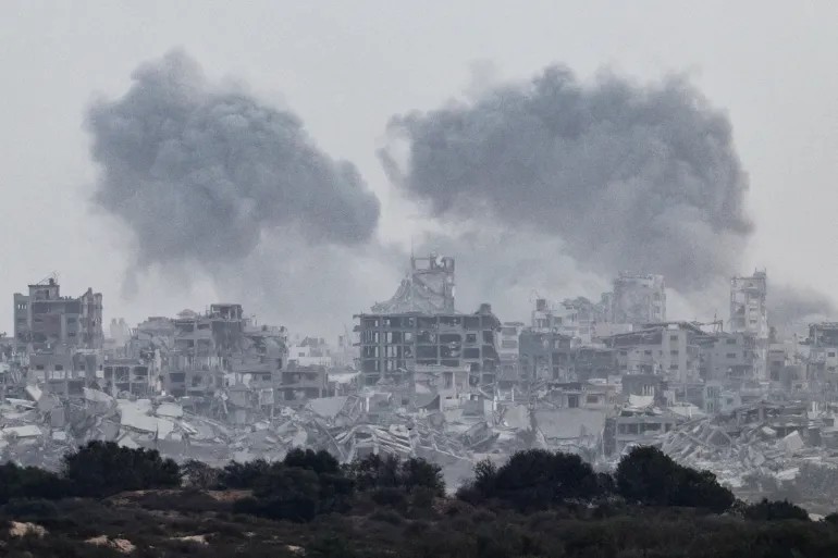 Chiến sự tại Dải Gaza vẫn tiếp diễn, khiến ít nhất 24 người Palestine đã thiệt mạng vào ngày 5/10. Ảnh: Al Jazeera