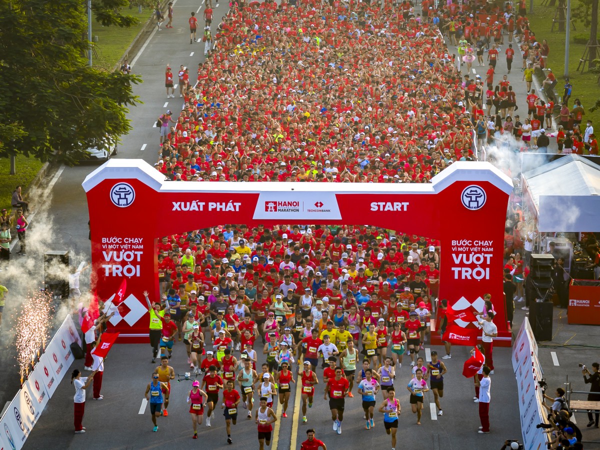 Giải Marathon quốc tế Hà Nội Techcombank: Kỷ lục mới, tinh thần vượt trội