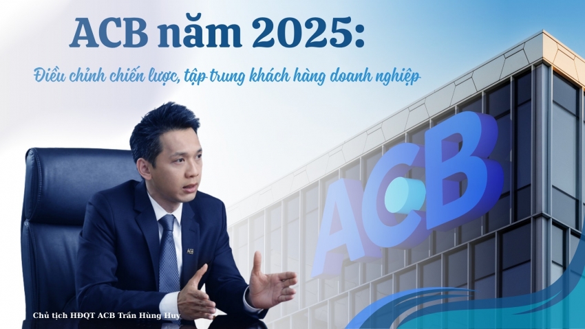 ACB năm 2025: Điều chỉnh chiến lược, tập trung khách hàng doanh nghiệp