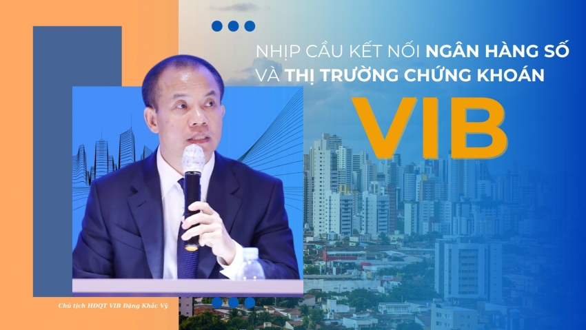 Nhịp cầu kết nối ngân hàng số và thị trường chứng khoán của VIB