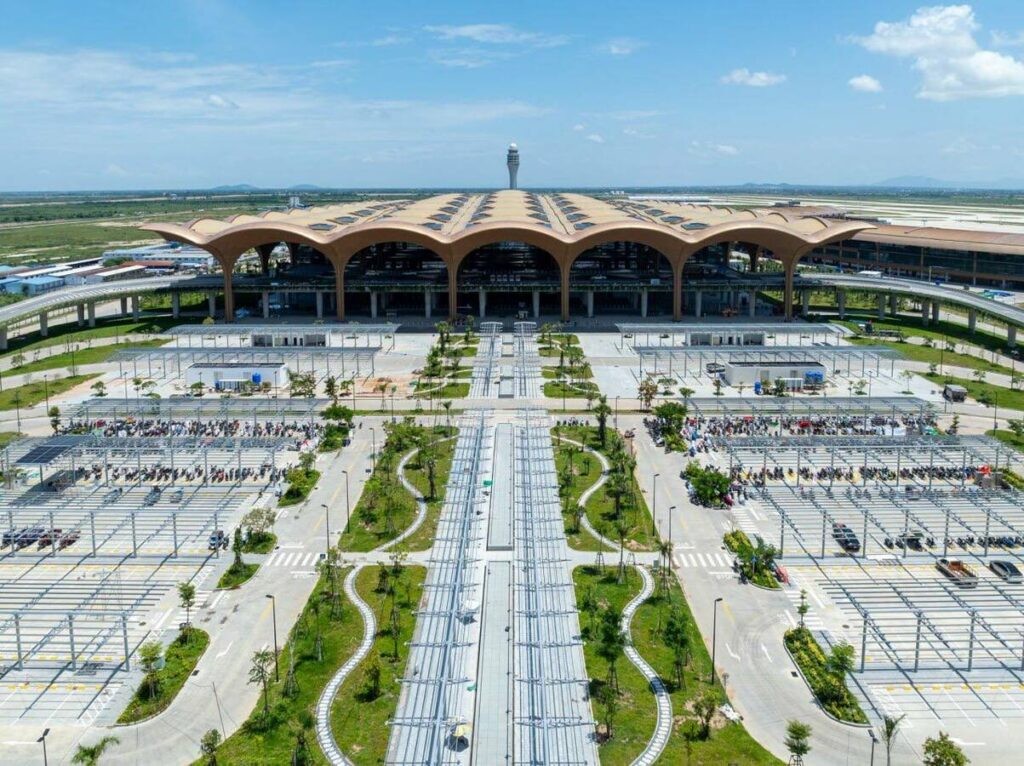 Khung cảnh Sân bay quốc tế Techo ngày 20/10. Ảnh: Khmer Times