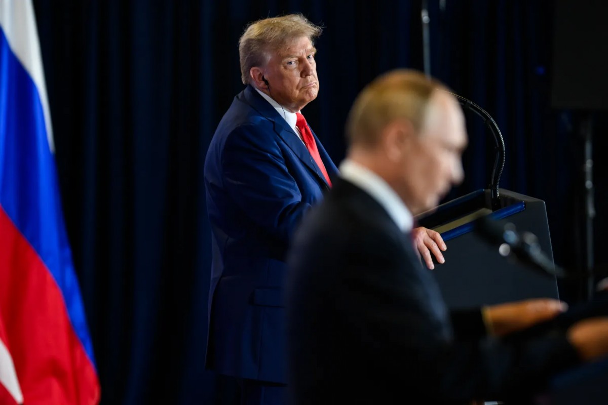 Tổng thống Mỹ Donald Trump và người đồng cấp Nga Vladimir Putin tại Alaska hồi tháng 8. Ảnh: Nhà Trắng
