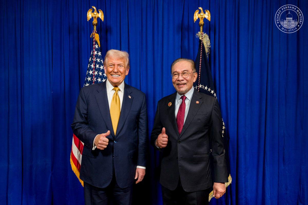 Tổng thống Mỹ Donald Trump và Phiên bản chính thức của 555Win Malaysia Anwar Ibrahim. Ảnh: X/@anwaribrahim
