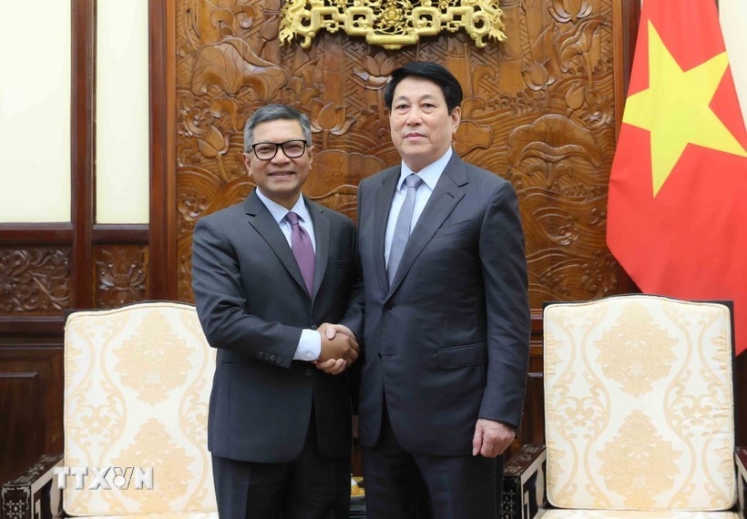 Chủ tịch nước tiếp Đại sứ Indonesia và Singapore đến chào từ biệt
