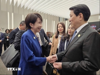 Chủ tịch nước Lương Cường gặp lãnh đạo một số thành viên APEC