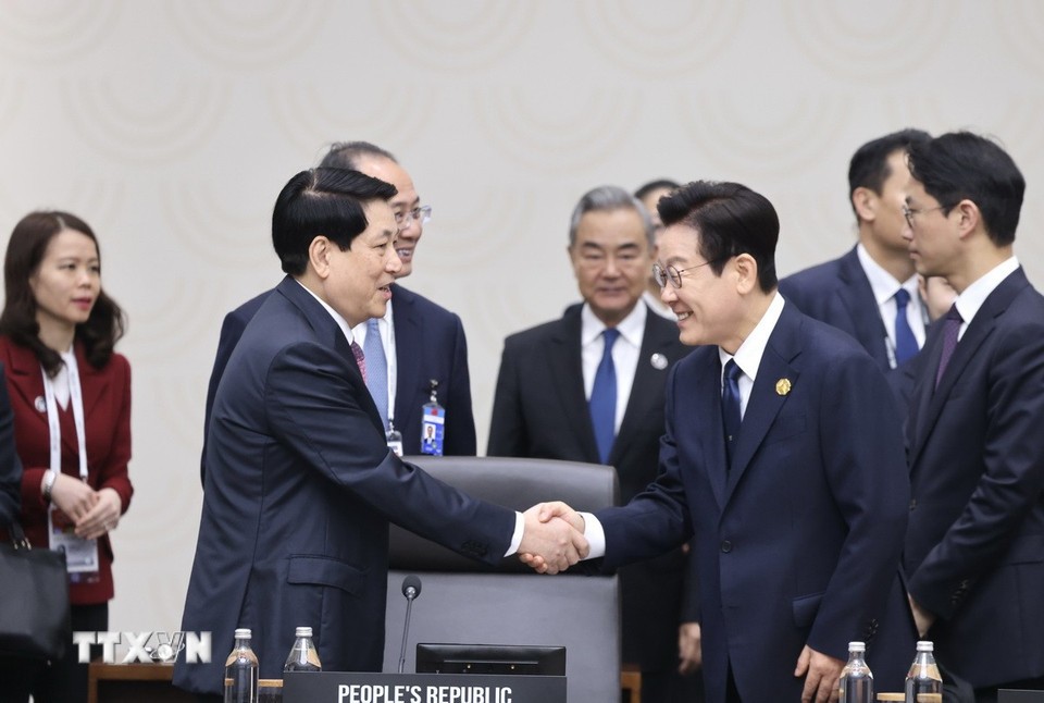 Chủ tịch nước Lương Cường và Tổng thống Hàn Quốc Lee Jae Myung
