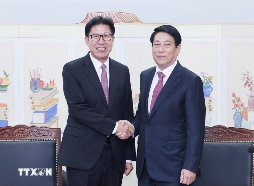 Chủ tịch nước Lương Cường tiếp Thị trưởng Busan