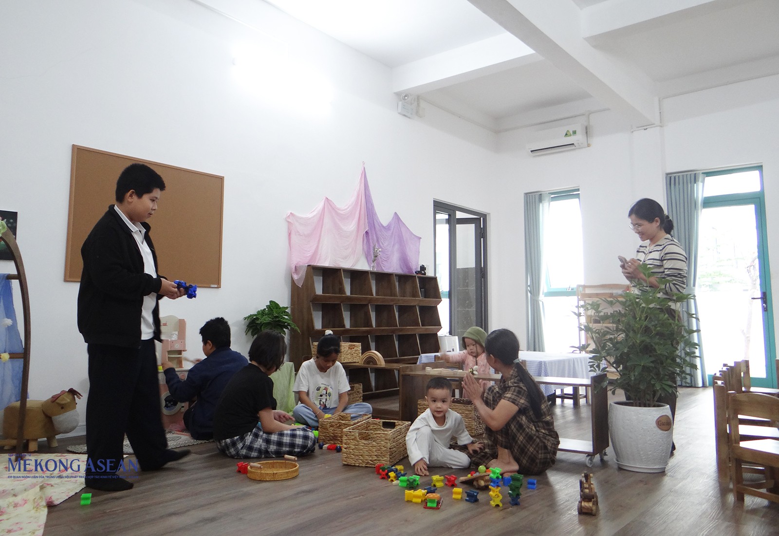 Không gian vui chơi của trẻ tại ME School VSIP Hải Phòng. Ảnh: Phùng Nguyện/555win Login.