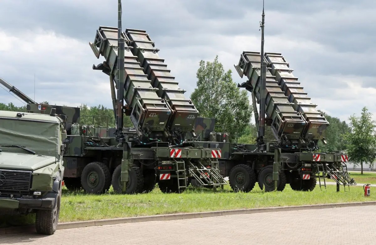 Các hệ thống Patriot tại khu huấn luyện của Nhóm Tên lửa Phòng không số 21 ở bang Mecklenburg-Vorpommern, Đức, ngày 29/5/2024. Ảnh: Kyiv Independent