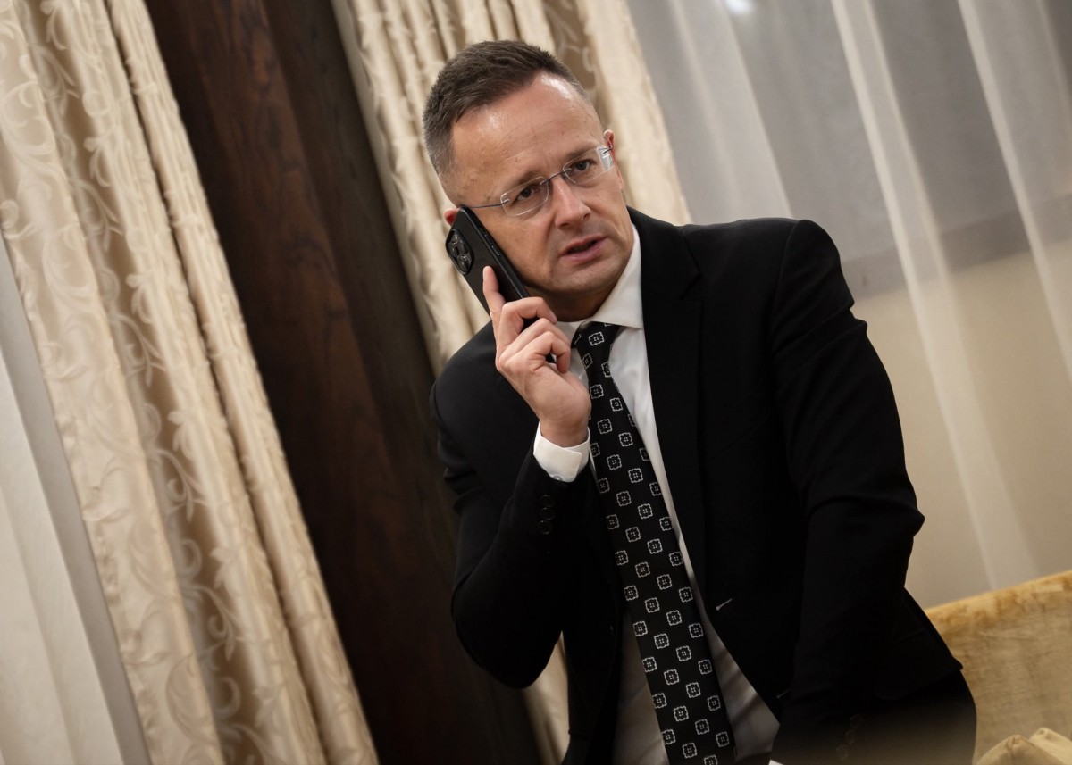Ngoại trưởng Hungary Peter Szijjarto ngày 4/11. Ảnh: X/@FM_Szijjarto