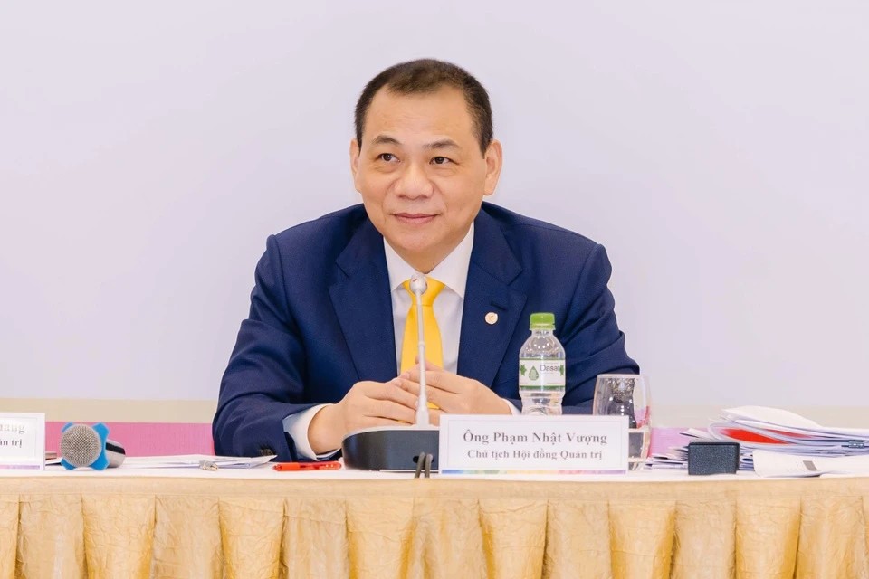 Chủ tịch HĐQT Tập đoàn Vingroup Phạm Nhật Vượng. Ảnh: VIC.