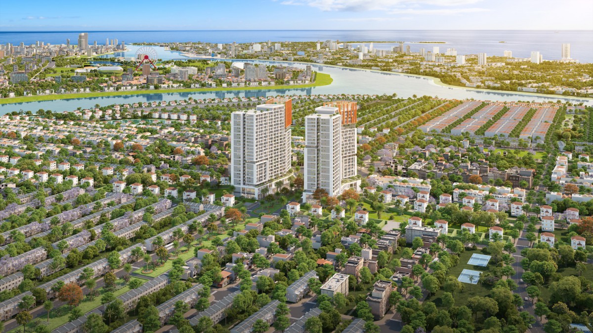 Ngắm thiên nhiên trác tuyệt của Đà Nẵng từ căn hộ Cora Tower