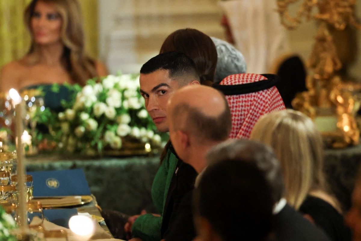 Cristiano Ronaldo tham dự tiệc tối 18/11 tại Nhà Trắng. Ảnh: X/Al Nassr Zone