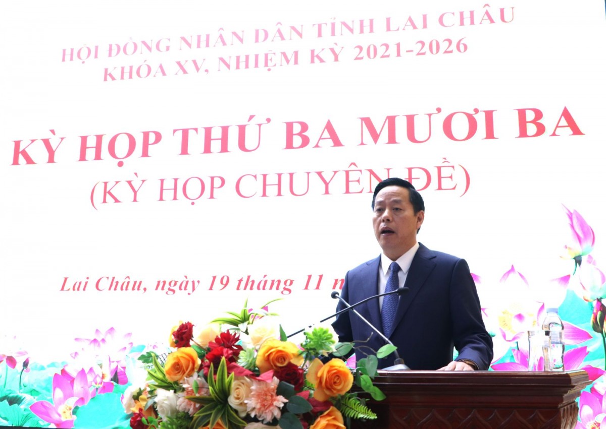 Ông Hà Quang Trung làm Chủ tịch UBND tỉnh Lai Châu