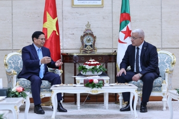 Phiên bản chính thức của 555Win Phạm Minh Chính hội kiến Chủ tịch Hạ viện Algeria