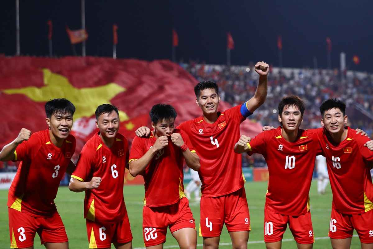 U22 Việt Nam quy tụ dàn cầu thủ dày dạn kinh nghiệm qua nhiều giải đấu quốc tế chính thức và các chuyến tập huấn ở nước ngoài. Ảnh: VFF