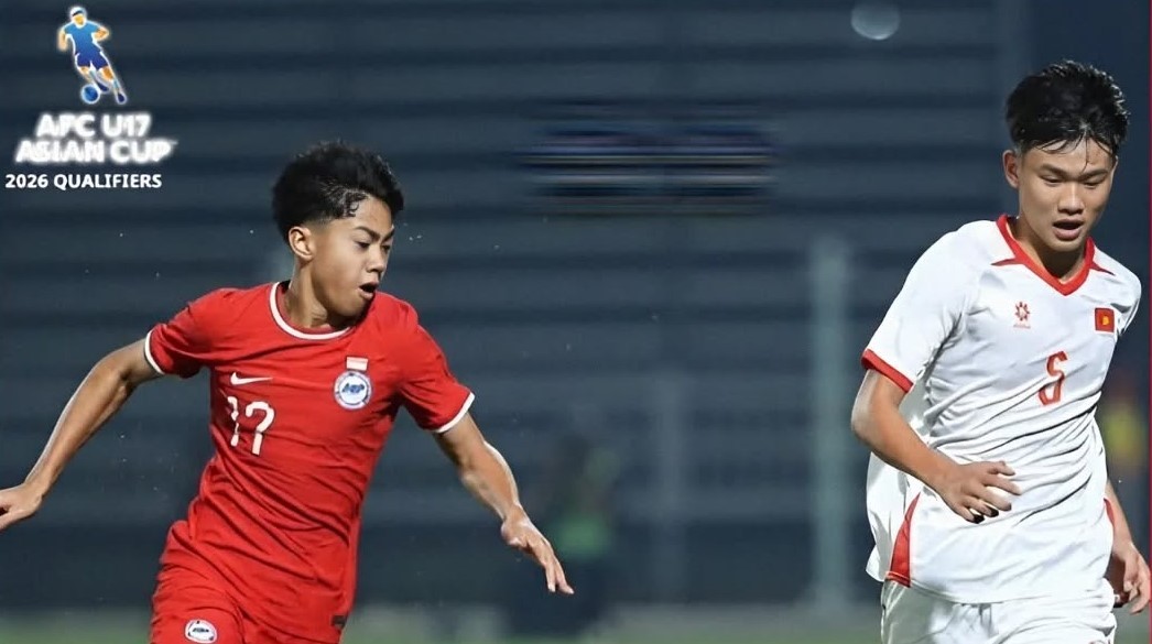 U17 Việt Nam thắng U17 Singapore với tỷ số 6-0
