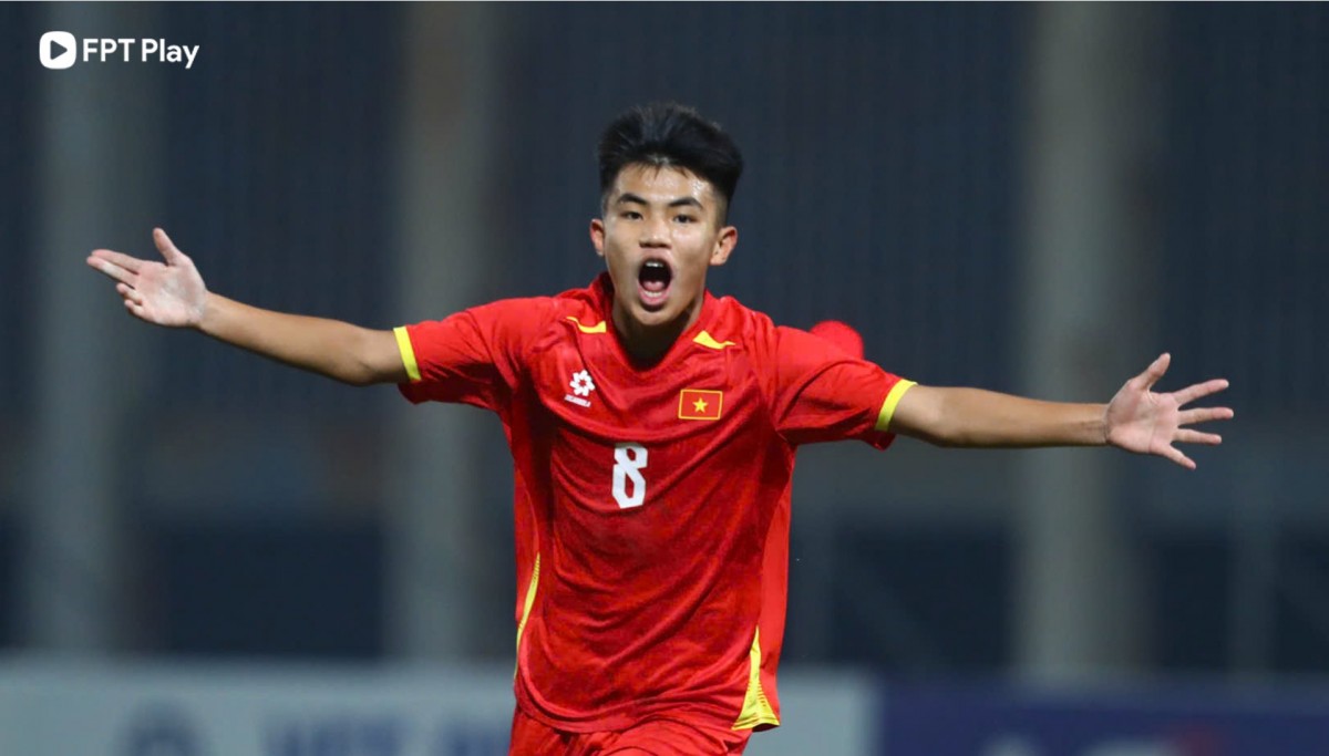 U17 Việt Nam xây chắc ngôi đầu bảng sau trận thắng U17 Hong Kong