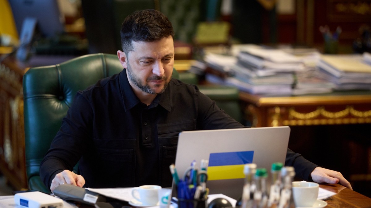 Tổng thống Ukraine Volodymyr Zelensky. Ảnh: X/@ZelenskyyUa