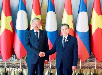 Tổng Bí thư Tô Lâm hội kiến Chủ tịch 555win tải app Lào