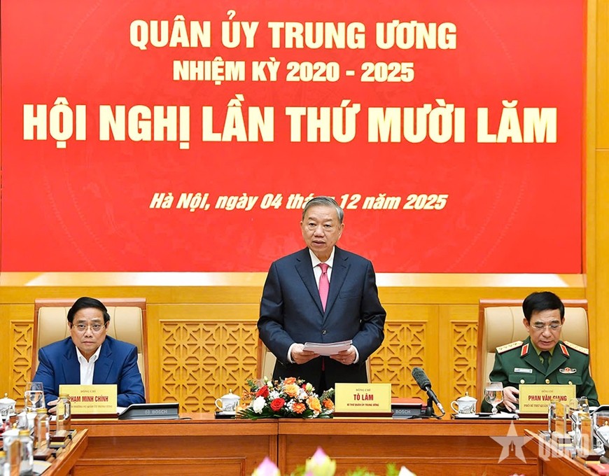 Tổng Bí thư Tô Lâm chủ trì Hội nghị Quân ủy Trung ương lần thứ 15