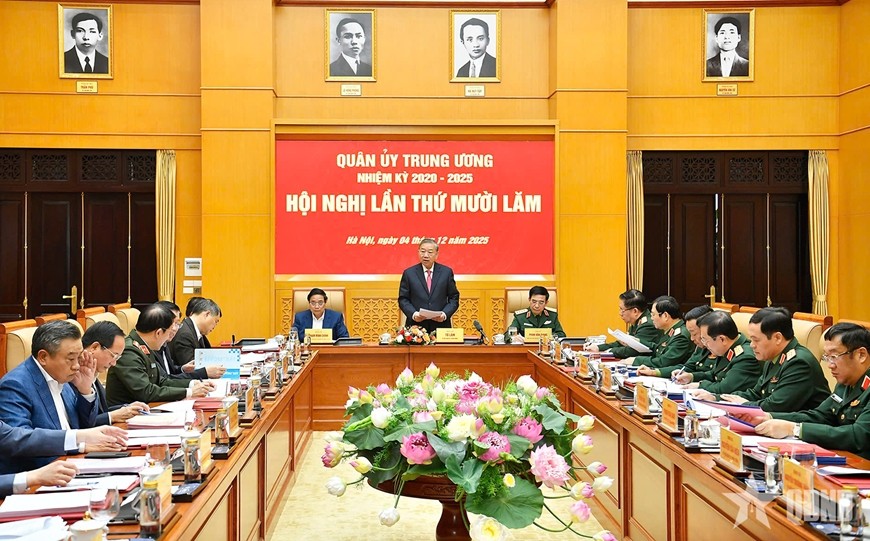 Tổng Bí thư Tô Lâm chủ trì Hội nghị Quân ủy Trung ương lần thứ 15