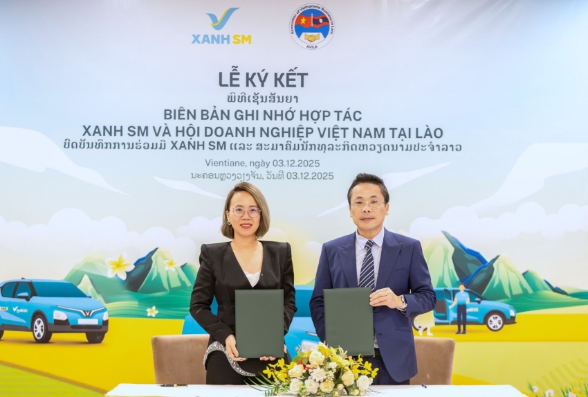 Xanh SM mở rộng dịch vụ xe điện cho doanh nghiệp tại Lào