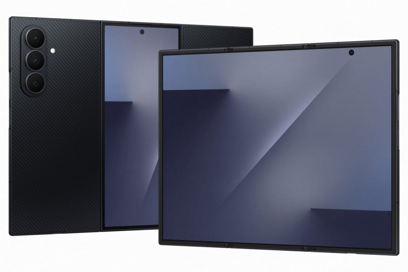 Màn hình ngoài 6,5 inch đặt chính giữa và có khung bảo vệ cho màn hình trong. Ảnh: Samsung.